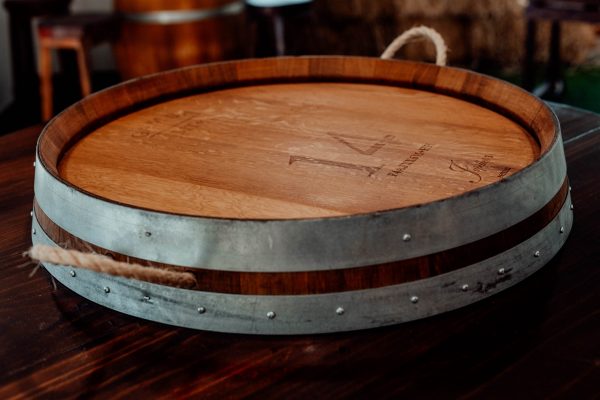 Barrel Head Serving Platter